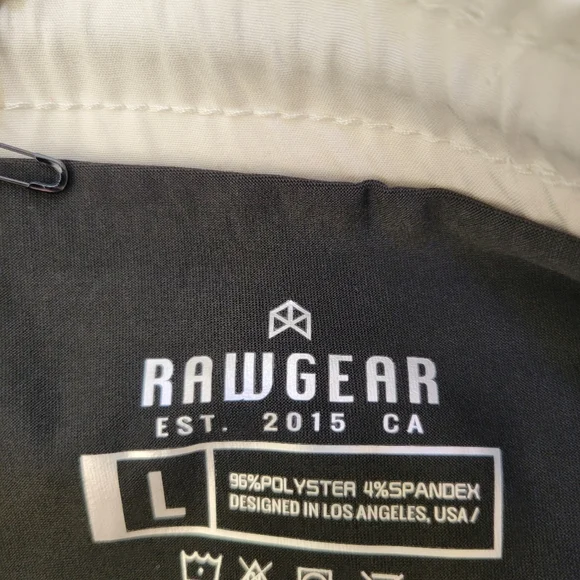 NWT Raw Gear Men's Shoets With Compression Leggings Size Large Silver and Black - Picture 7 of 11